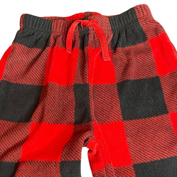 Baby Gap Pajamas 18-24 Months Set PJ Top Bottom Buffalo Plaid 2 pc Flannel Red - Picture 9 of 16